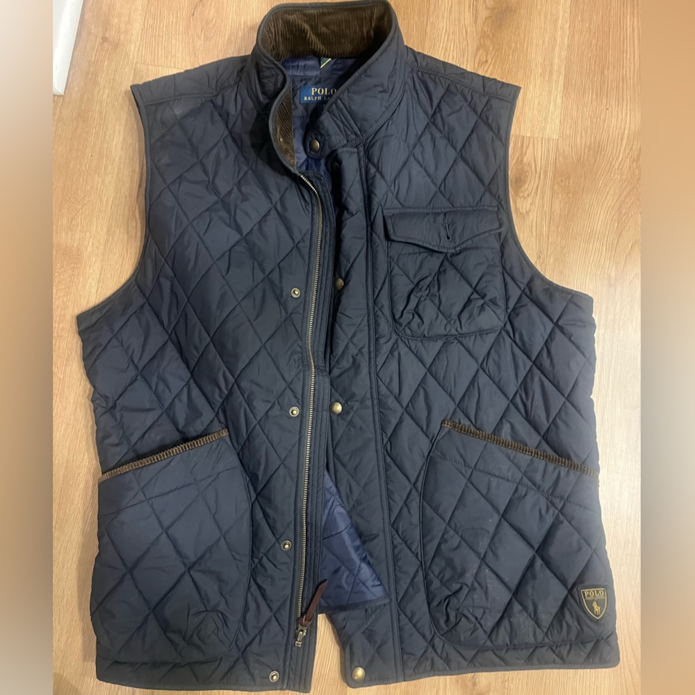Polo Ralph Lauren Men's Quilted Black Vest